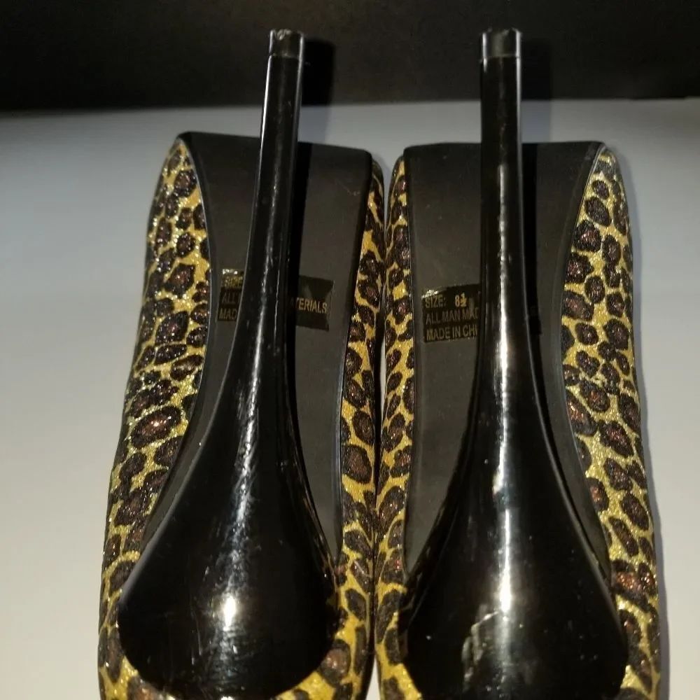 WOMEN"S ANIMAL PRINT STILETTOS PUMP SHOES - Picture 13 of 15